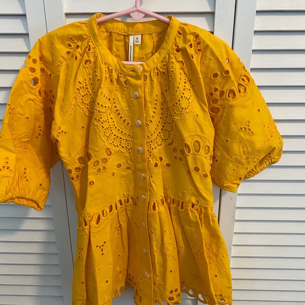 Anthropologie Mommy and me Eyelet dresses